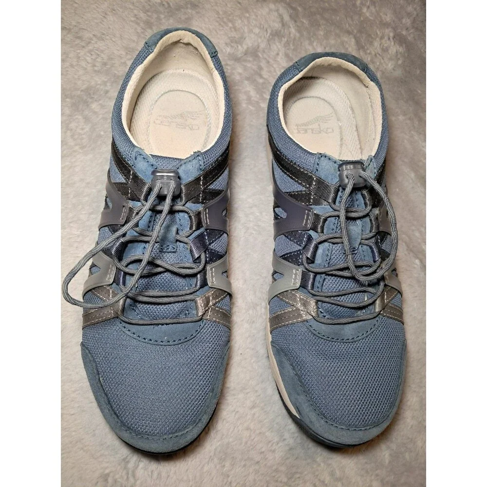 Dansko Womens 8.5 US /39 Henriette Comfort Sneaker Shoe Added Support Blue